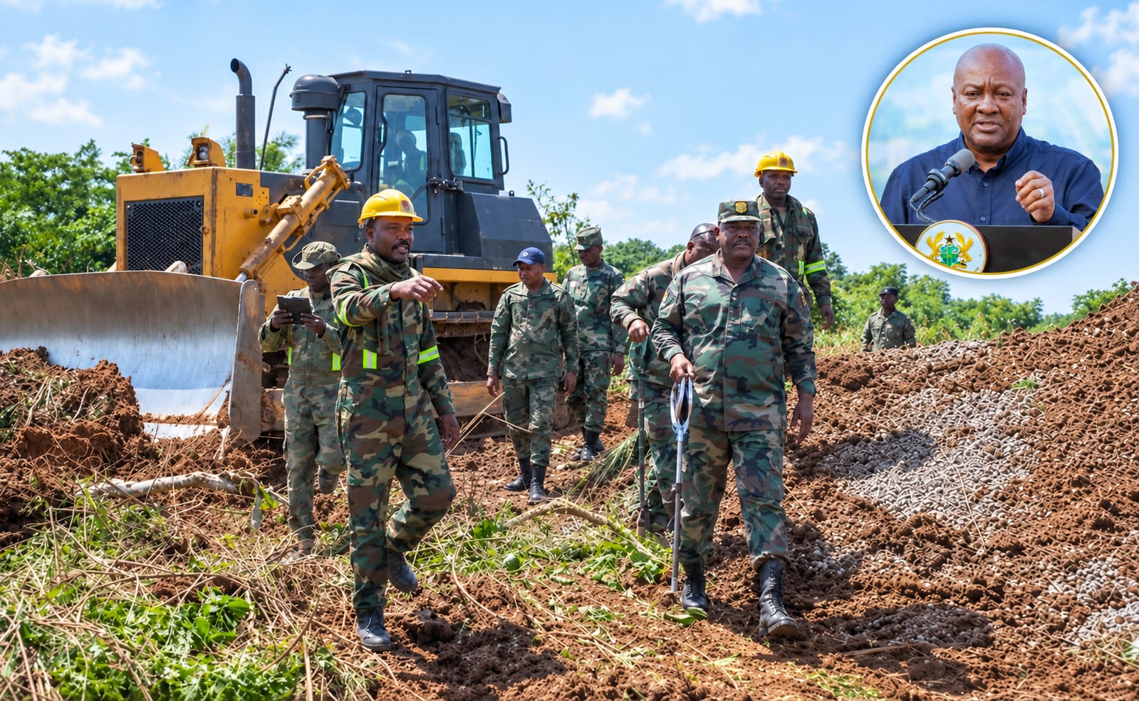 Accra-Kumasi Expressway: 48 Engineer Regiment to Get National Award After Clearing 175.6km Right-of-Way