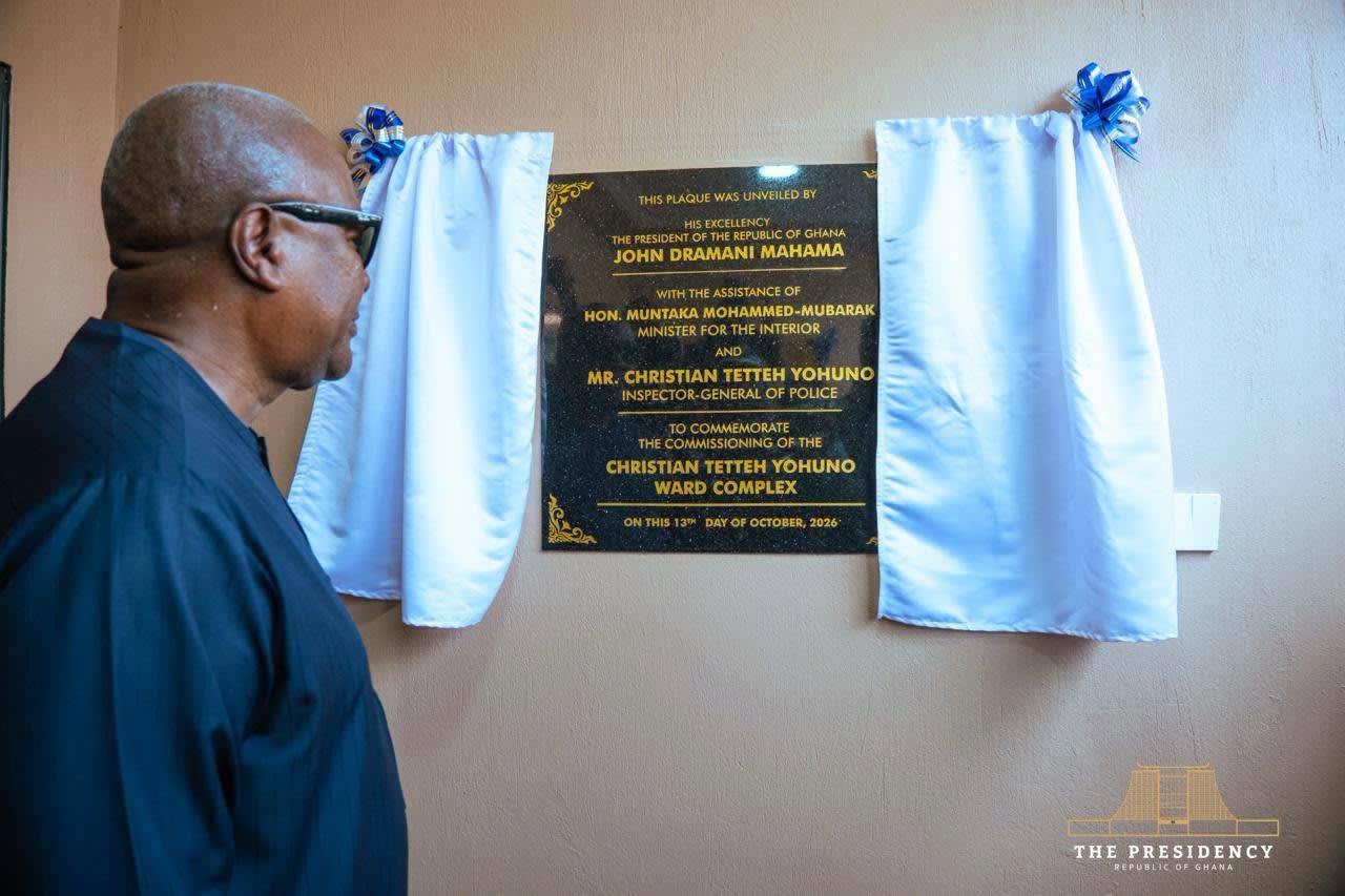 Mahama Commissions 85-Bed Ward at Ghana Police Hospital