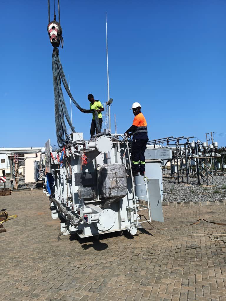 ECG Completes Transformer Upgrade at Lashibi Substation Ahead of Schedule
