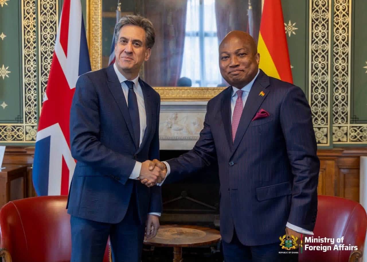 Ghana-UK Relations Strengthen as Ablakwa Meets Miliband