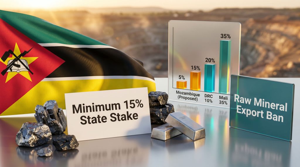 Mozambique Introduces New Mining Law Mandating 15% State Ownership in Mining Projects