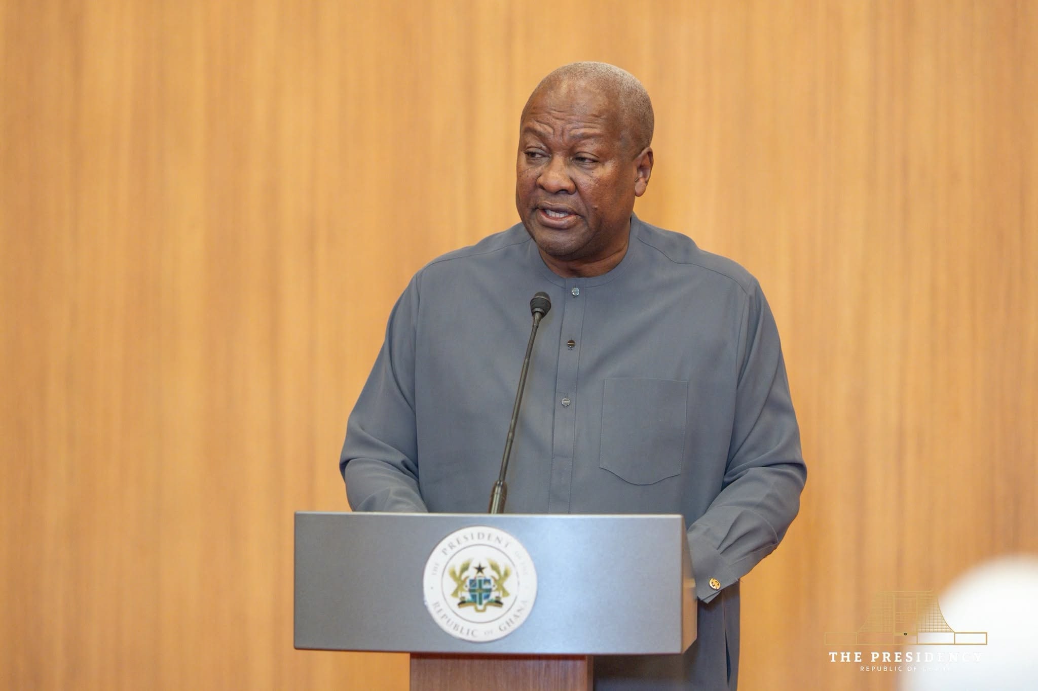 Mahama Swears In New EC Deputy Chairpersons, Charges Them to Protect Ghana's Democracy