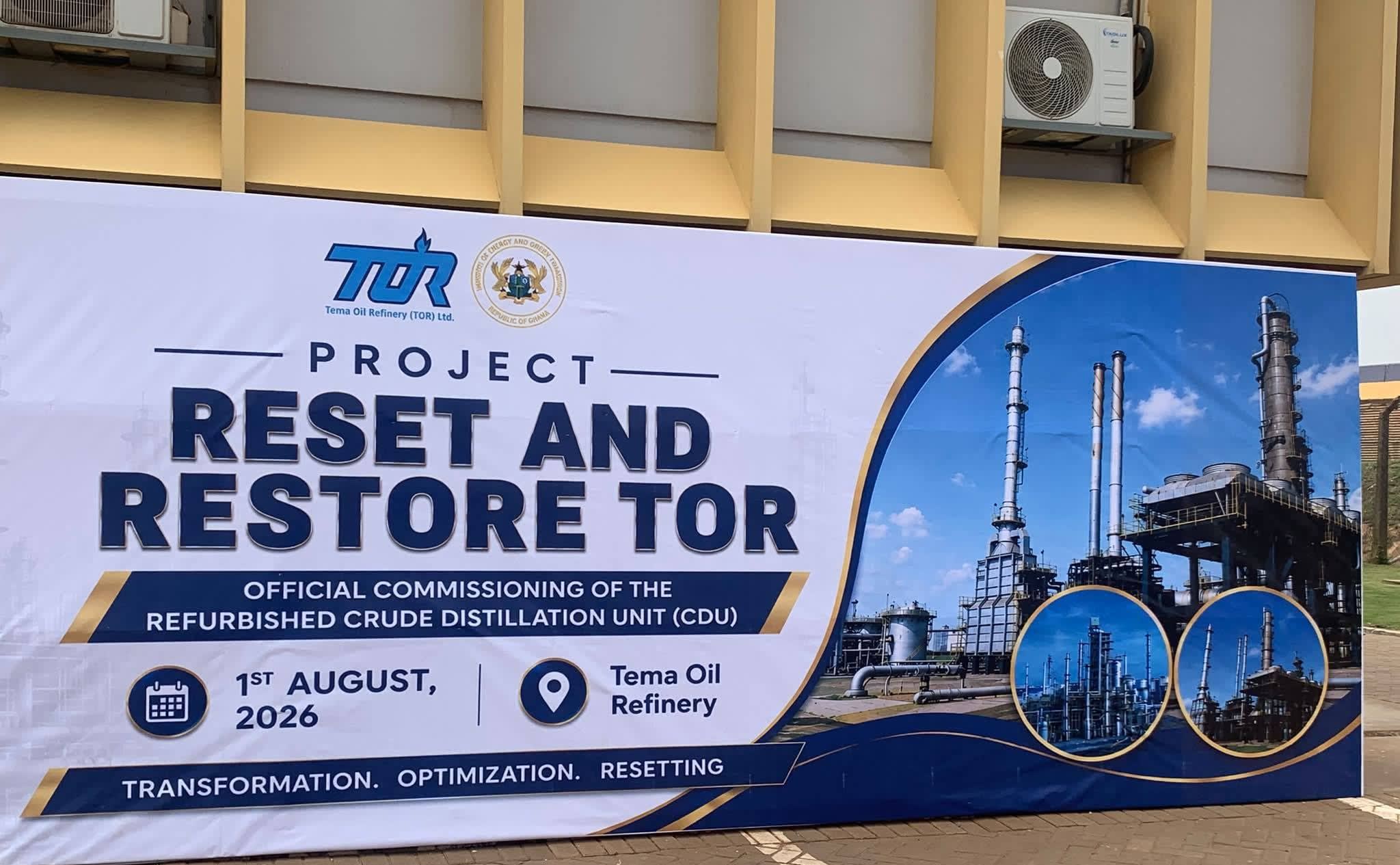 TOR Workers Urge Mahama to Secure Refinery’s Future at Crude Oil Unit Commissioning