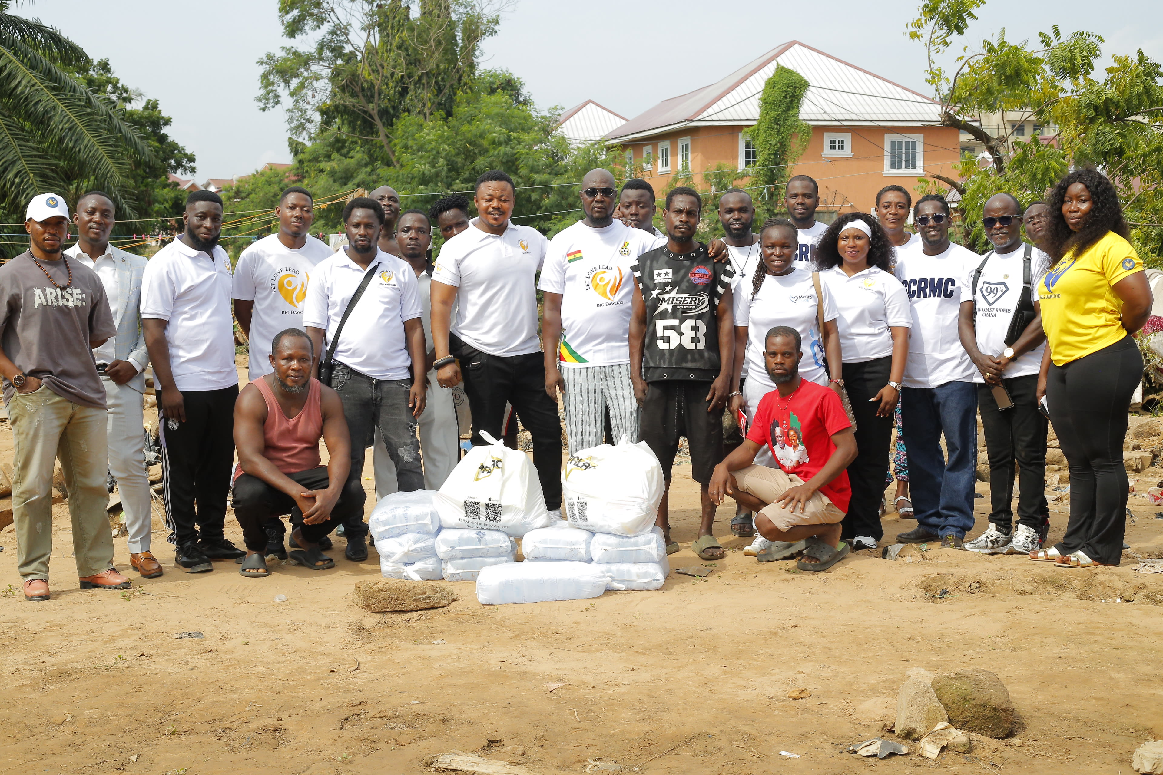 Let Love Lead NGO Supports Accra Flood Victims with Relief Items and Cash Donations
