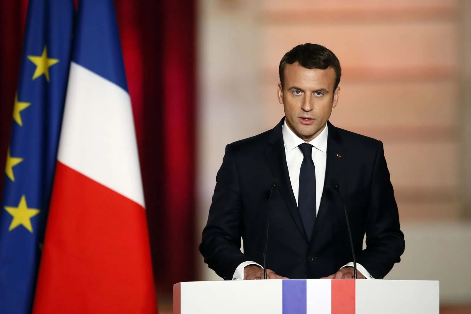 Macron Urges Iran to End Regional Attacks Immediately