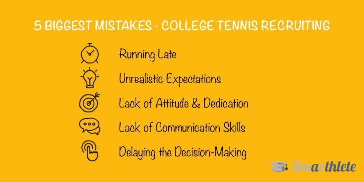 5 Biggest Mistakes in the College Recruiting Process