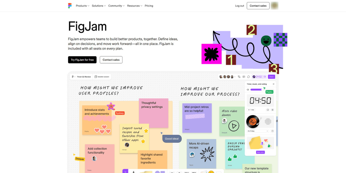 website hero sections - Figma