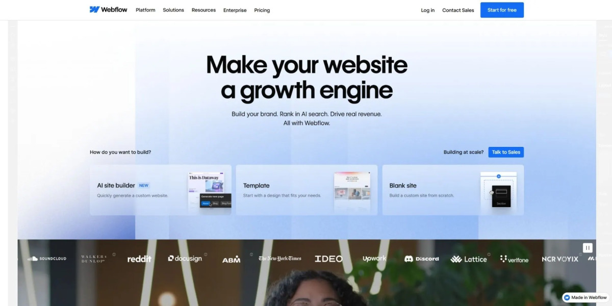 clean website design - Webflow