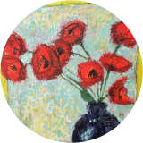 Poppies in vase