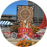 La Catrina y la altar