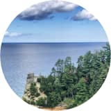 Pictured rocks passage