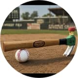 Wee Guy Baseball Player