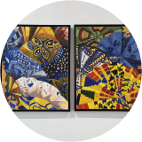 Fans Diptych