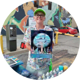 Spray paint art show