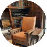 Mission style chair