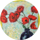 Poppies in vase