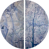 Winter Plane Tree Diptych