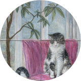 A Delft Tale of Two Kitties