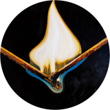 Two Flames Becoming One