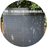 Stay (The world is better with you in it)