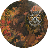 Owl in Oak