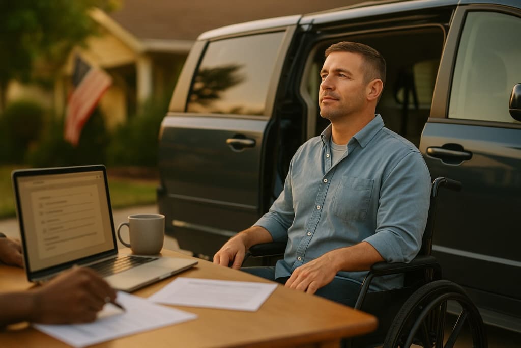 veteran wheelchair van grant