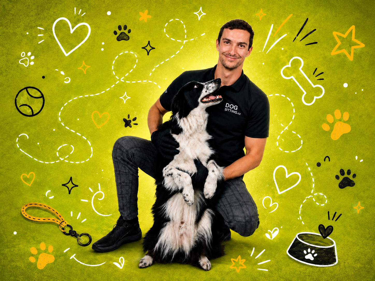 Martin with his dog