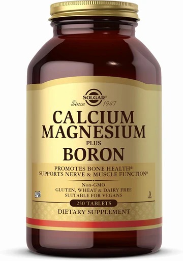 Solgar Calcium Magnesium Plus Boron Tablets