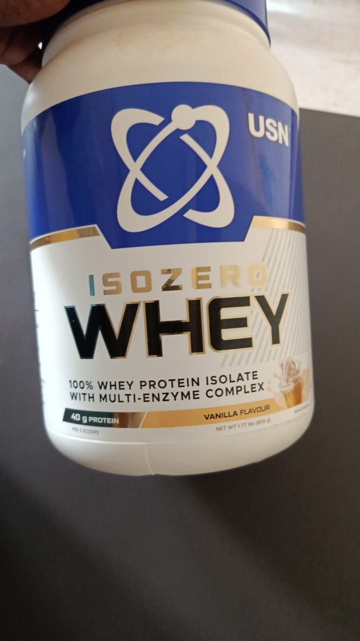 USN ISO ZERO WHEY Protein Isolate - Vanilla Flavour