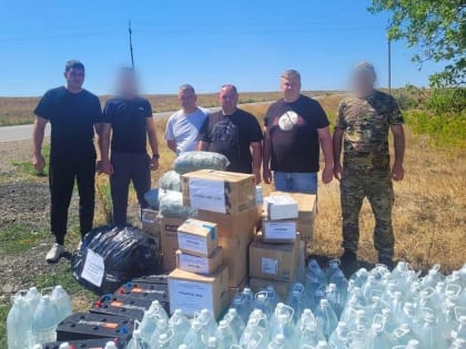 Делегация Георгиевского округа посетила бойцов на передовой