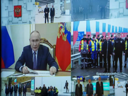 ПРЕЗИДЕНТ РОССИИ ДАЛ СТАРТ РАБОТЕ НОВОГО ТЕРМИНАЛА АЭРОПОРТА СТАВРОПОЛЬ