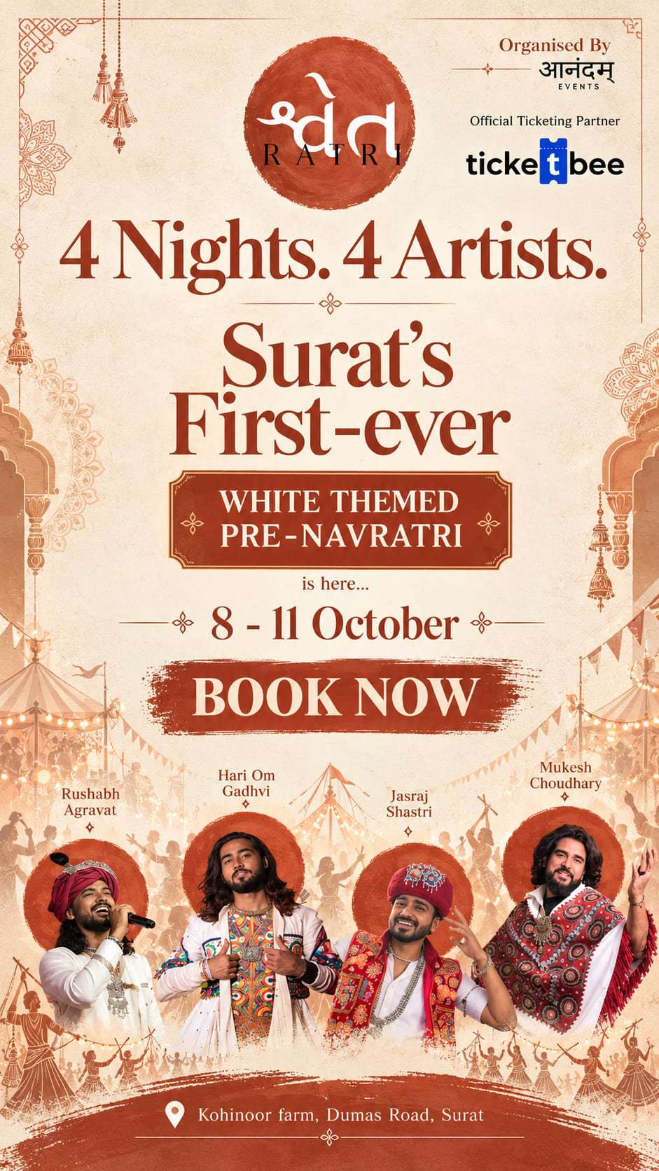 Shvet Ratri-White Theme Pre Navratri