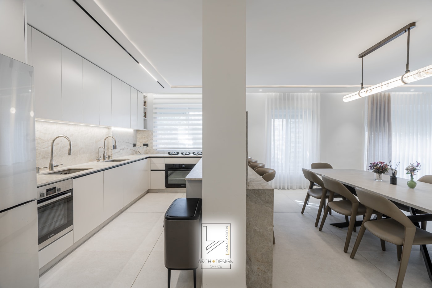 Kitchen — Jabotinsky, interior design by Hanna Saadoun, Inbal Hotel, Jerusalem