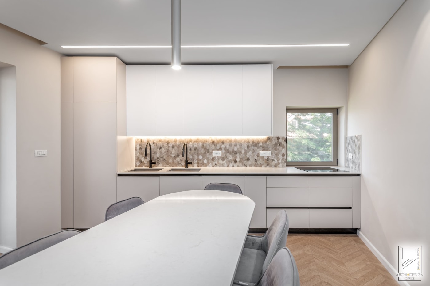 Kitchen — Revadim, interior design by Hanna Saadoun, Arnona, Jerusalem