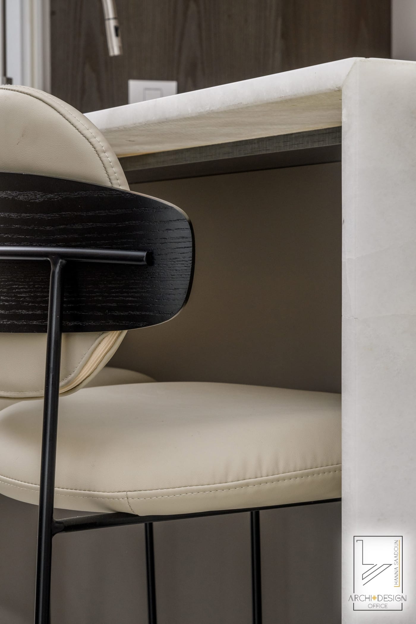 Island detail — Mishkenot Ha'Uma, interior design by Hanna Saadoun, Rova Chutz, Jerusalem