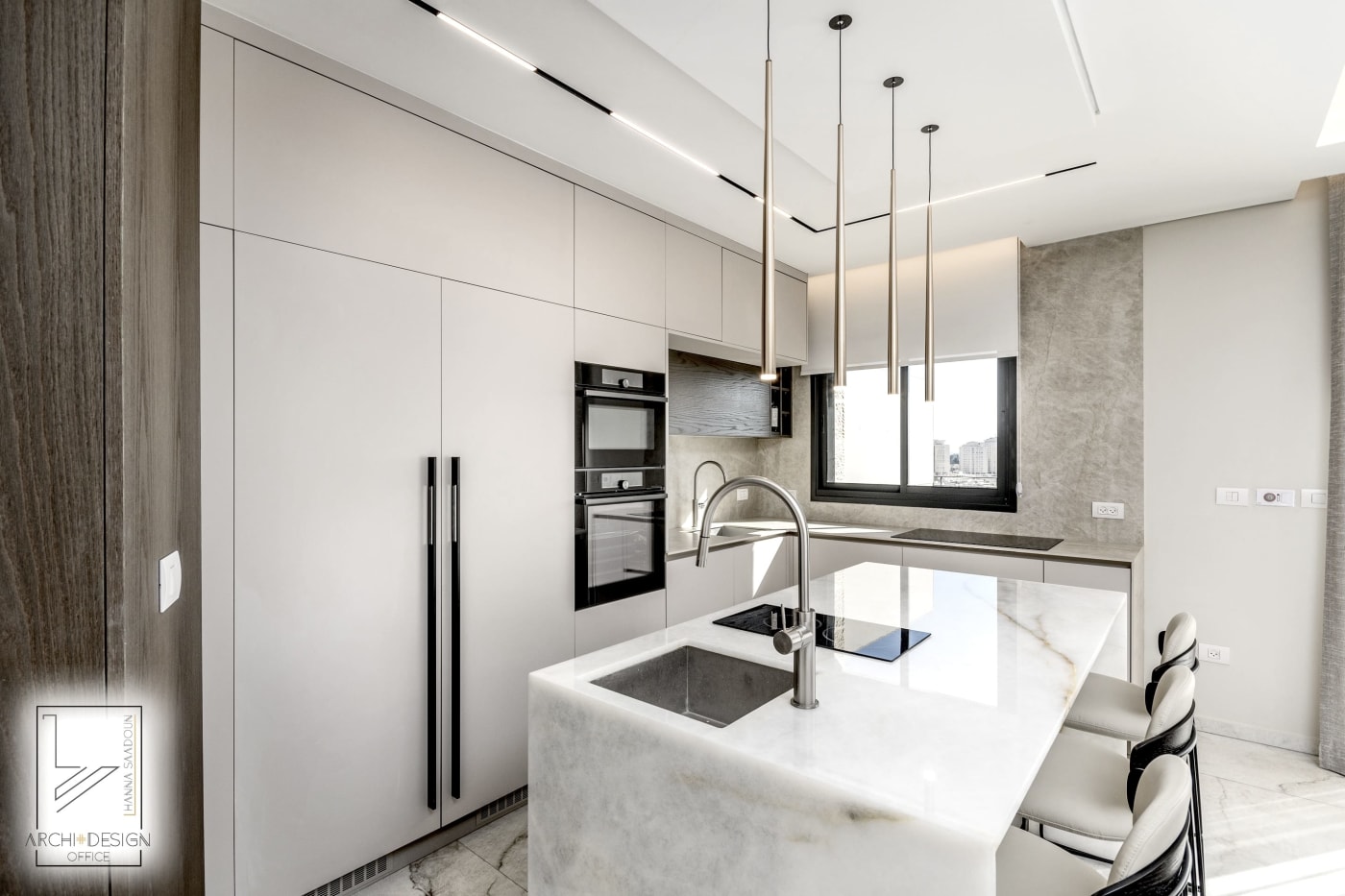 Kitchen — Mishkenot Ha'Uma, interior design by Hanna Saadoun, Rova Chutz, Jerusalem