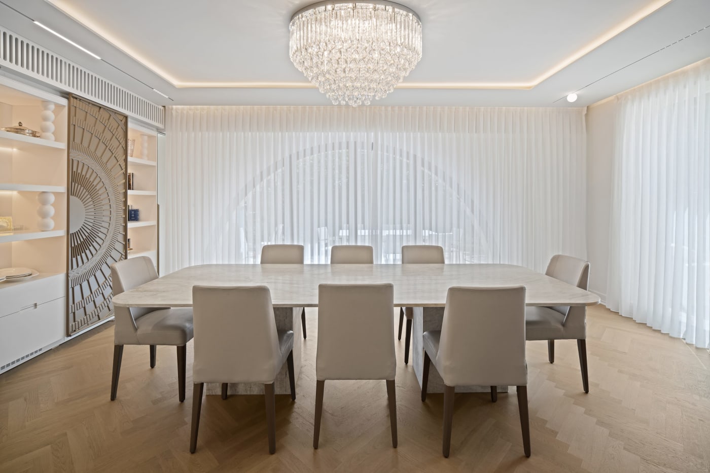 Living room — Yeffe Enayim, interior design by Hanna Saadoun, David's Village, Jerusalem