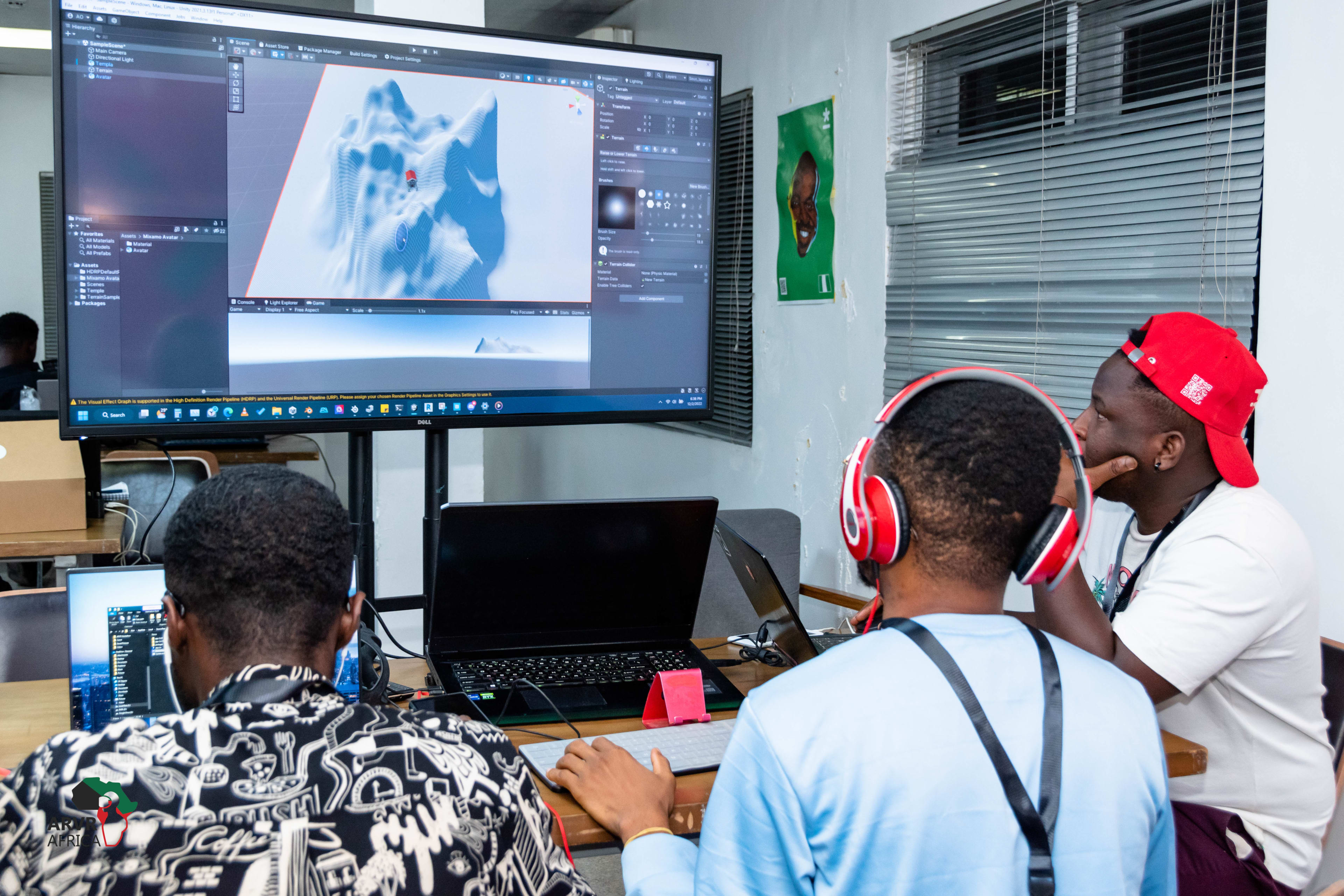 Participants at the 2022 ARVR Africa Hackathon