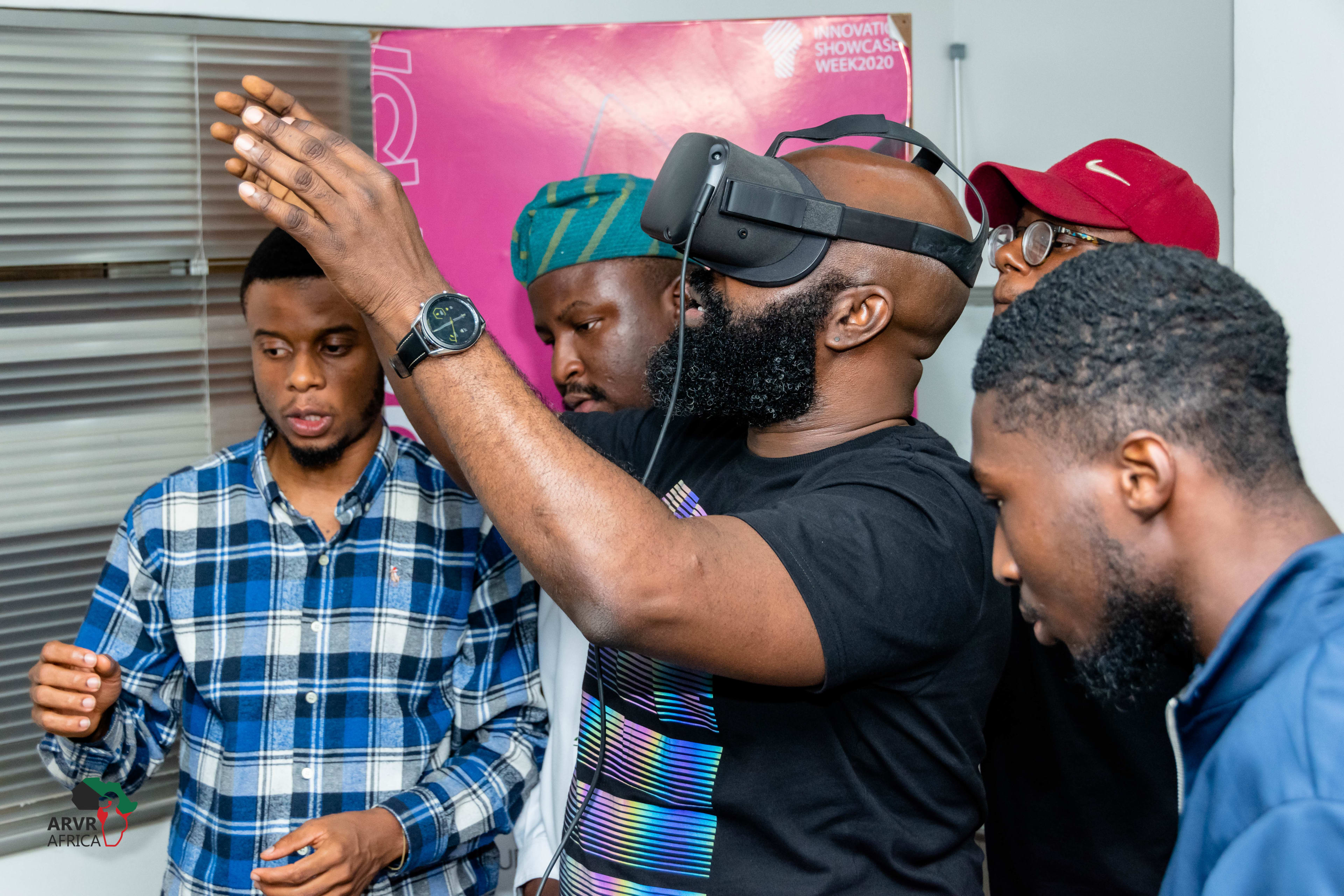 Participants at the 2022 ARVR Africa Hackathon