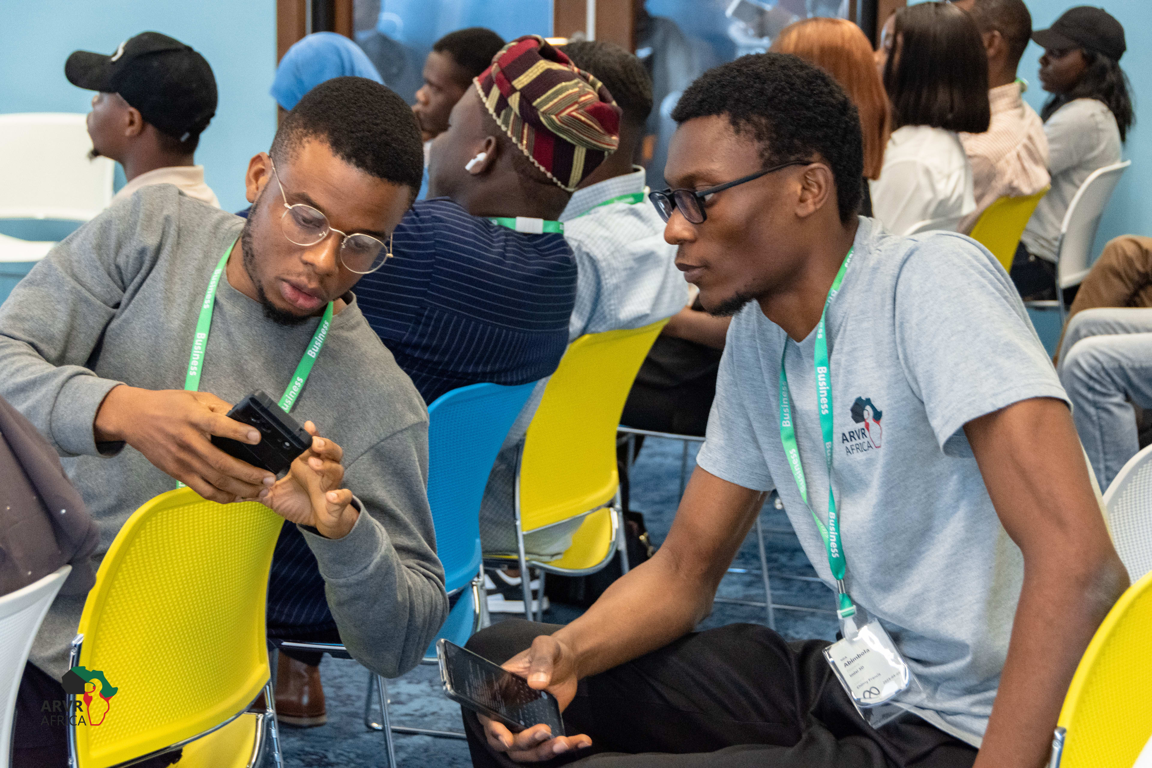 A team presents at the 2023 Demo Day in Lagos
