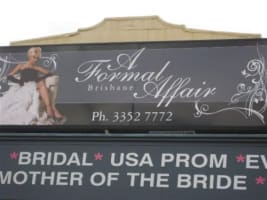 A FORMAL AFFAIR -  ESTABLISHED BUSINESS NAME - QUALITY GARMENTS - QUALITY BUSINESS