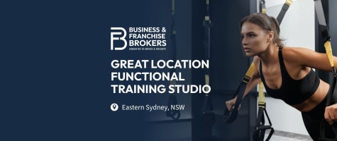GREAT LOCATION - FUNCTIONAL TRAINING STUDIO (EASTERN SYDNEY) BFB3863