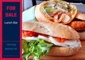 Lunch Bar For Sale - Fantastic Location!