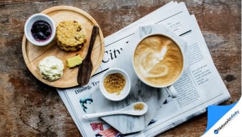 Modern North Facing Corner Cafe High Rise District Outskirts Of CBD Sydney