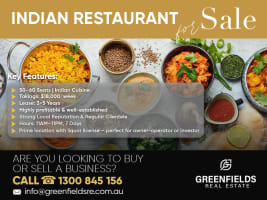 🔥 Highly Profitable Indian Restaurant For Sale – High Foot Traffic - Strong Weekly Takings 🔥