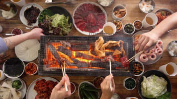 Well-known Asian BBQ restaurant next to Queen Victoria Market in Melbourne