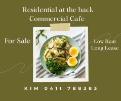 Commercial Cafe with residential rooms at rear for Sale Geelong