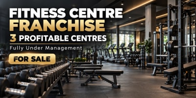 Three Profitable Fitness Centres For Sale as a Package