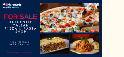 Authentic Italian Pizza & Pasta Shop For Sale