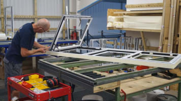 Large Aluminium and Glass product manufacturers.